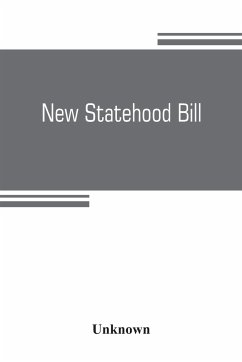 New statehood bill. Hearings before the subcommittee of the Committee on Territories [Nov. 12-24, 1902] on House bill 12543, to enable the people of Oklahoma, Arizona, and New Mexico, to form constitutions and state governments and be admitted into the Un - Unknown