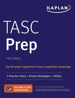 Tasc Prep: 2 Practice Tests + Proven Strategies + Online - Kaplan Test Prep; Slyke, Caren Van