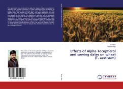 Effects of Alpha-Tocopherol and sowing dates on wheat (T. aestivum)