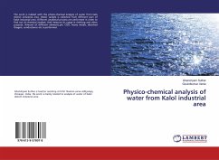 Physico-chemical analysis of water from Kalol industrial area