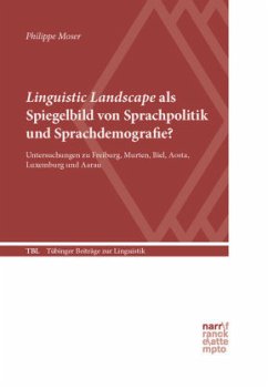 Linguistic Landscape als Spiegelbild von Sprachpolitik und Sprachdemografie? - Moser, Philippe