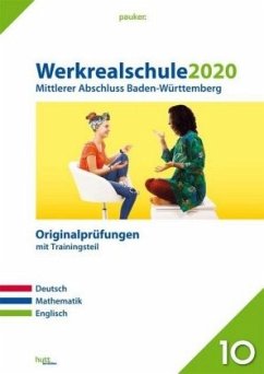 Cover Werkrealschule 2020 - Mittlerer Abschluss Baden-Württemberg