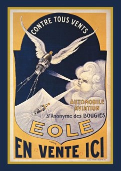 Cover Carnet Blanc, Affiche Bougies Eole Automobile