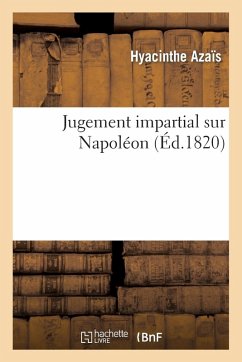 Cover Jugement Impartial Sur Napoléon