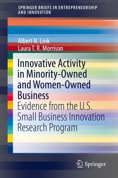 Innovative Activity in Minority-Owned and Women-Owned Business (eBook, PDF) - Link, Albert N.; Morrison, Laura T. R.