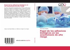 Papel de los adhesivos biológicos en las anastomosis de alto riesgo - Arjona Medina, Irene