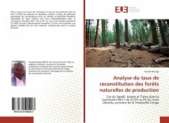 Analyse du taux de reconstitution des forêts naturelles de production - Ntanga, Claude