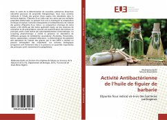 Activité Antibactérienne de l¿huile de figuier de barbarie - Djafri, Mabrouka;Boukhama, Mouna