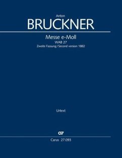 Messe e-Moll (Klavierauszug) - Bruckner, Anton