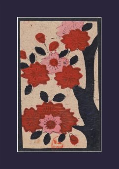 Cover Carnet Blanc, Fleurs de Cerisier, Japon 19e