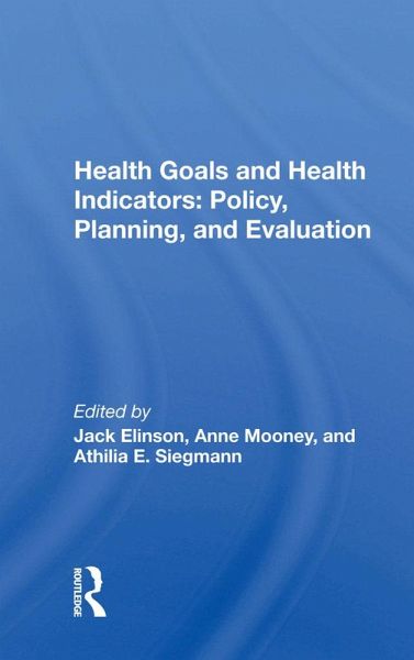 Health Goals And Health Indicators (eBook, ePUB)