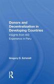 Donors and Decentralization in Developing Countries (eBook, ePUB)