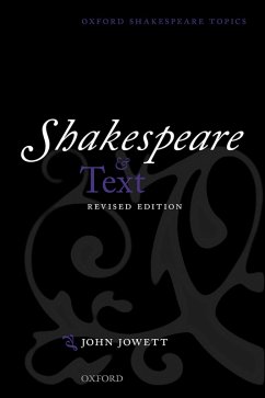 Shakespeare and Text (eBook, PDF) - Jowett, John