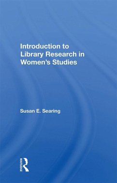 Cover Introduction To Library Research In Women's Studies (eBook, PDF)