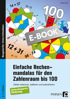 Einfache Rechenmandalas für den Zahlenraum bis 100 (eBook, PDF) - Streif, Sophie