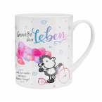 XL-Tasse mit Spruch &quote;Genieße das Leben&quote;