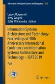 Information Systems Architecture and Technology: Proceedings of 40th Anniversary International Conference on Information Systems Architecture and Technology ¿ ISAT 2019