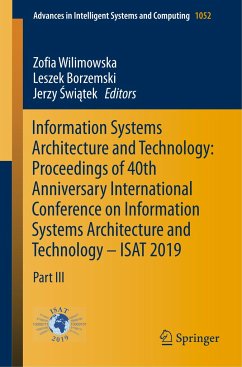 Information Systems Architecture and Technology: Proceedings of 40th Anniversary International Conference on Information Systems Architecture and Technology ¿ ISAT 2019