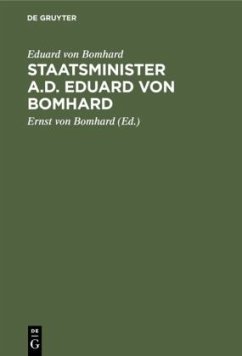 Staatsminister a.D. Eduard von Bomhard - Bomhard, Eduard von