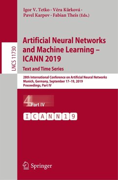 Artificial Neural Networks and Machine Learning ¿ ICANN 2019: Text and Time Series