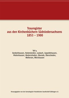 Trauregister aus den Kirchenbüchern Südniedersachsens 1853 - 1900