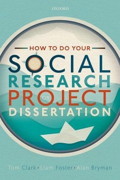 How to do your Social Research Project or Dissertation - Clark, Tom (Lecturer in Research Methods, Lecturer in Research Metho; Foster, Liam (Senior Lecturer in Social Policy & Social Work, Senior; Bryman, Alan (Professor of Organizational and Social Research, Profe