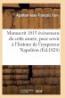 Manuscrit 1813, Contenant Événemens... - Bild 1