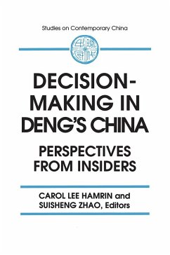 Decision-making in Deng's China (eBook, PDF) - Lee Hamrin, Carol; Zhao, Suisheng; Barnett, A. Doak