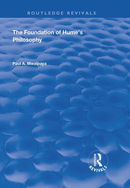 The Foundation of Hume's Philosophy (eBook, ePUB)