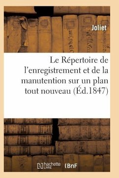 Le Répertoire de l'Enregistrement Et de la Manutention Sur Un Plan Tout Nouveau - Joliet