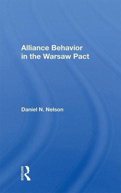 Cover Alliance Behavior in the Warsaw Pact (eBook, PDF)