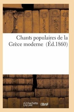 Chants Populaires de la Grèce Moderne - Sans Auteur