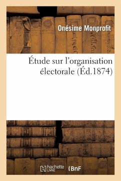 Cover Étude Sur l'Organisation Électorale