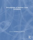 The Encyclopedia of Supreme Court Quotations (eBook, ePUB)