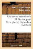 Réponse Au Mémoire de M. Berrier, Pour M. Le Général Donnadieu