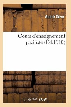 Cours d'Enseignement Pacifiste - Seve-A