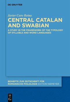 Central Catalan and Swabian (eBook, ePUB) - Caro Reina, Javier