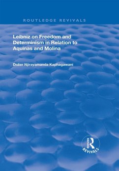 Cover Leibniz on Freedom and Determinism in Relation to Aquinas and Molina (eBook, ePUB)