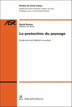 La protection du paysage (eBook, PDF) - Boulaz, David
