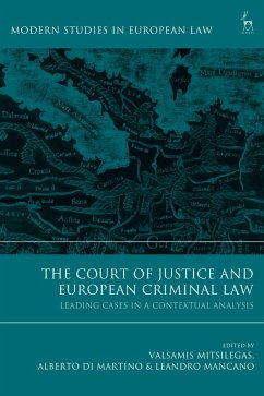 Cover The Court of Justice and European Criminal Law (eBook, PDF)