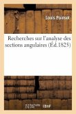 Recherches Sur l'Analyse Des Sections Angulaires