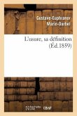 L'Usure, Sa Définition