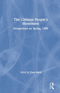 The Chinese People's Movement (eBook, ePUB) - Saich, Tony