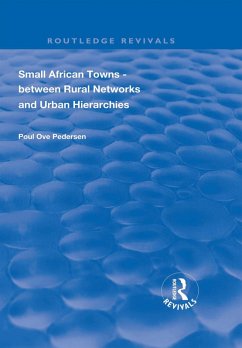 Small African Towns (eBook, ePUB) - Pedersen, Poul Ove