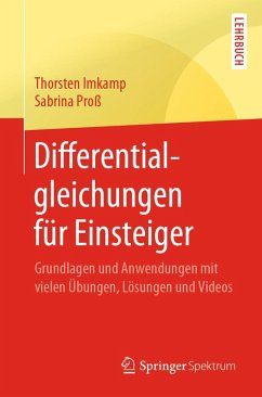 Differentialgleichungen für Einsteiger (eBook, PDF) - Imkamp, Thorsten; Proß, Sabrina