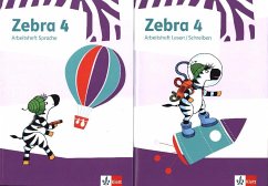 Zebra 4. Paket: Arbeitsheft Lesen/Schreiben und Arbeitsheft Sprache Klasse 4