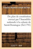 Réflexions Sur Quelques Articles Du Plan de Constitution