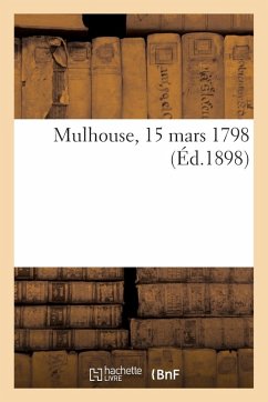 Cover Mulhouse, 15 Mars 1798
