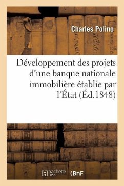 Développement Des Projets d'Une Banque Nationale Immobilière Établie Par l'État - Polino-C