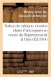 Notice Des Tableaux Et Autres Objets... - Bild 1